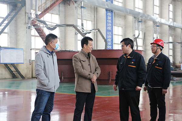 河南省商務廳領導蒞臨新鄉(xiāng)長城機械實地核查電子商務發(fā)展情況