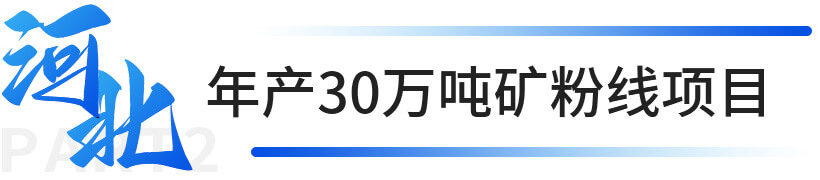 河北年產(chǎn)30萬噸礦粉線項(xiàng)目